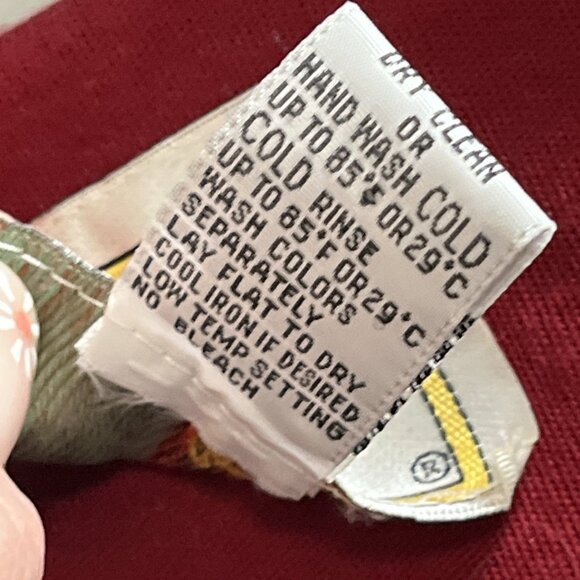 Vintage California Gold Rush Dress M Red Aline Pearl Button Maxi French Country - Picture 6 of 9